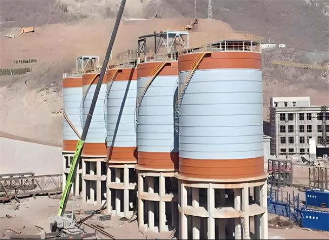 当涂高架钢板仓